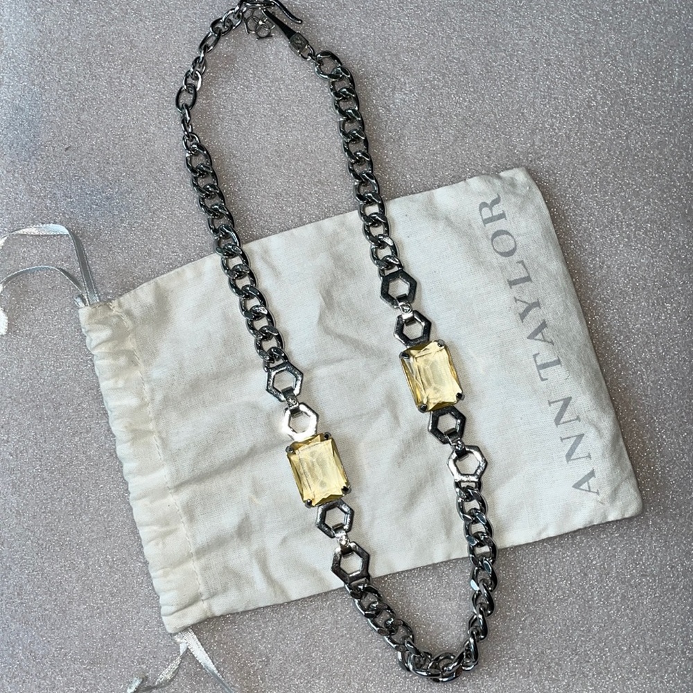 ANN TAYLOR chain necklace